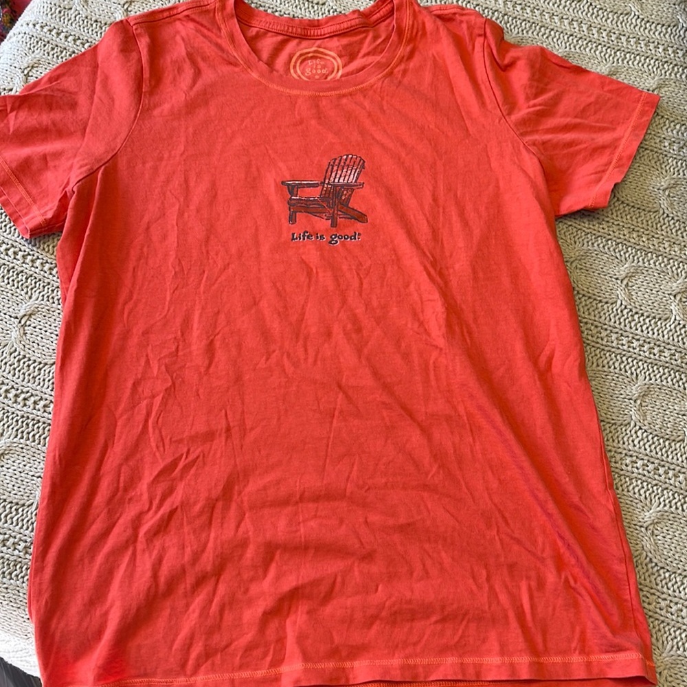 Life is good beach chair shirt size Medium